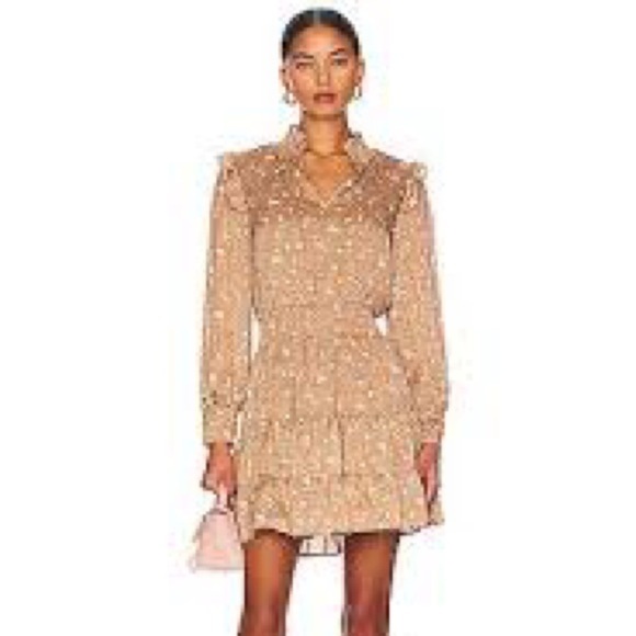 Heartloom Dresses & Skirts - HEARTLOOM Benet Mini Dress in Whiskey SZ Small